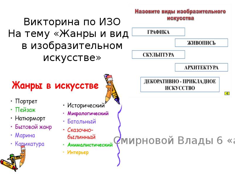 Викторина по картинам