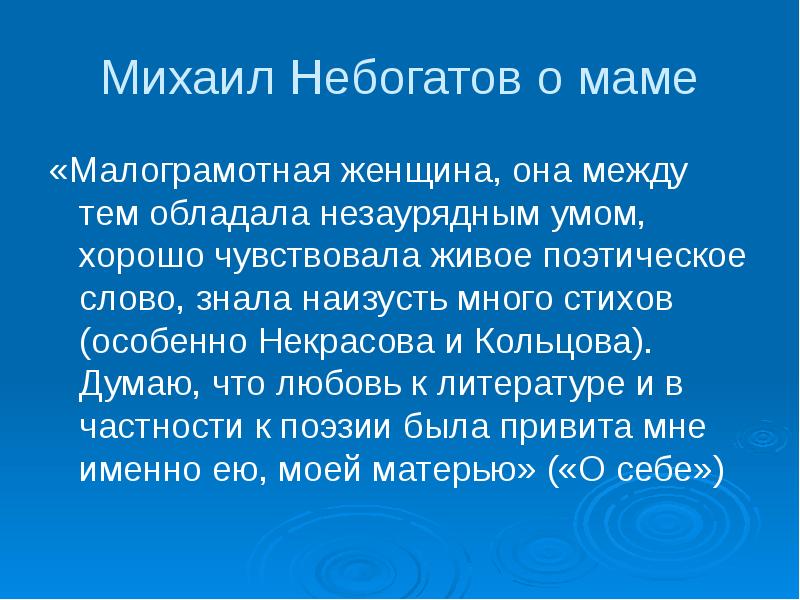 Небогатов михаил александрович презентация