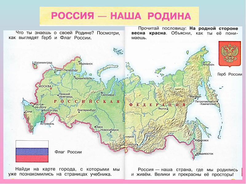 Что значит читать карту окружающий мир