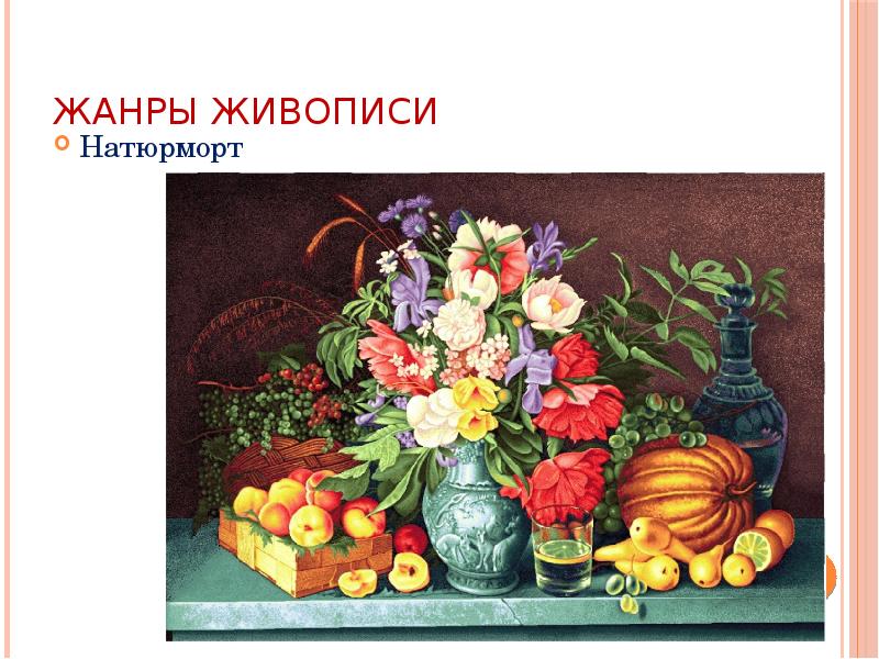 Жанры живописи Натюрморт