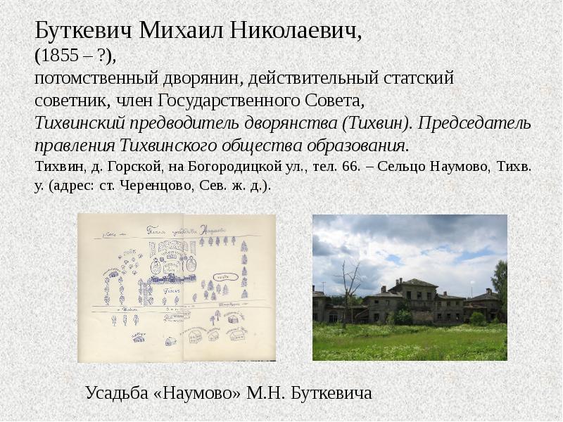Буткевич Михаил Николаевич, (1855 – ?),  потомственный дворянин, действительный статский