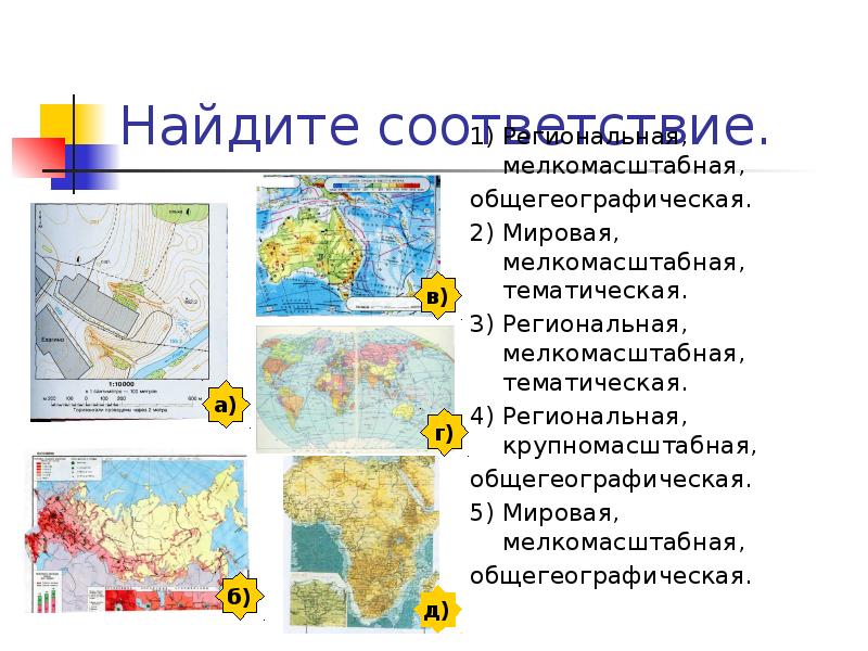 Охват территории политической карты