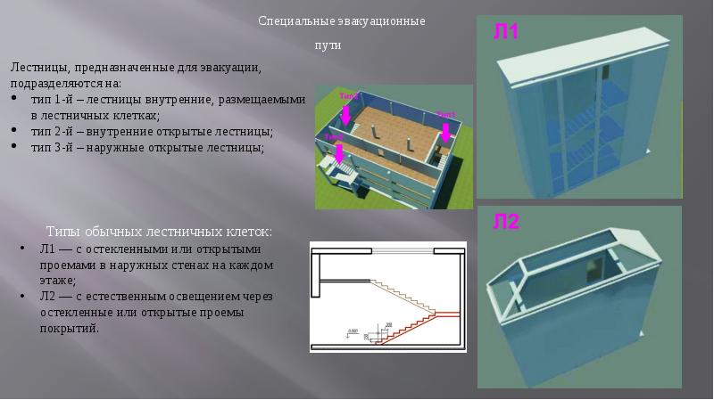 Презентация на тему лестницы