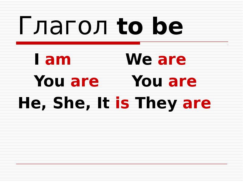 She am перевод. Глагол to be i he she. Правило he she it. Глагол to be he she it. I am he is таблица.