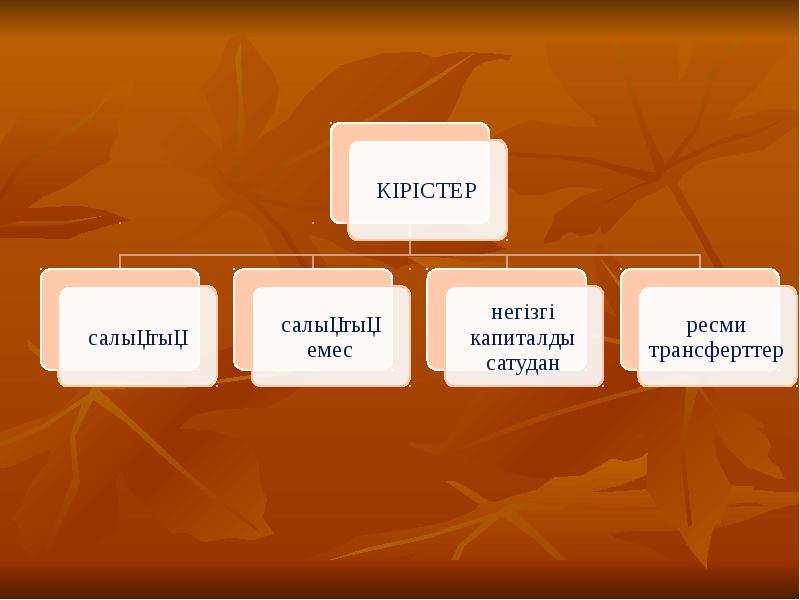 Түсім кірістер мен шығыстарды тану презентация