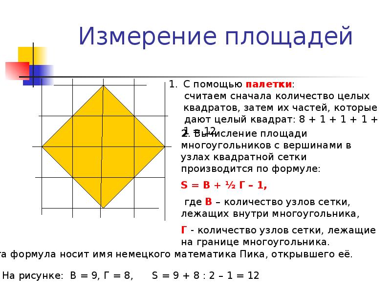 Задачи на площади фигур