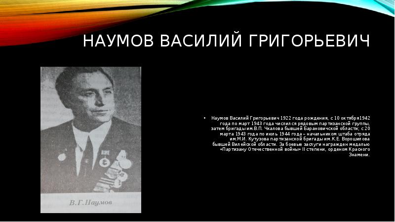 Презентация во вражеском тылу 10 класс никонов девятов