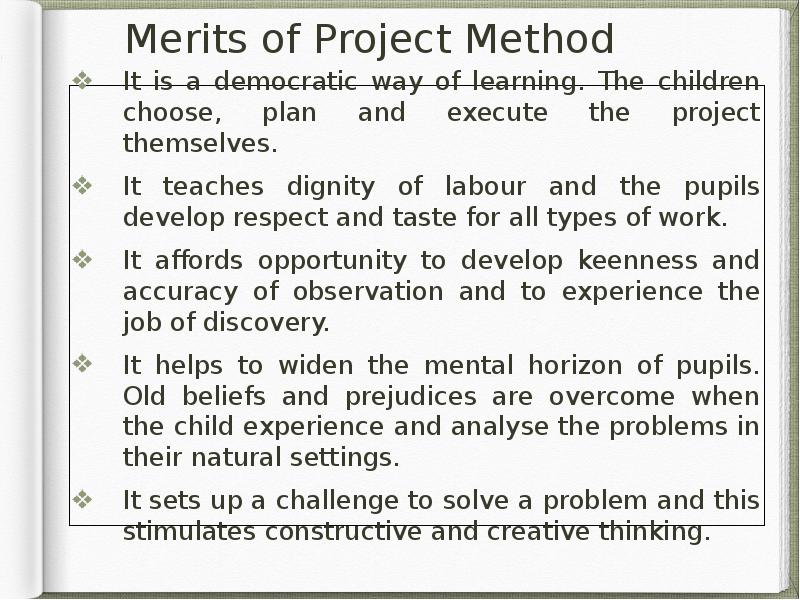 Project Method In Teaching 