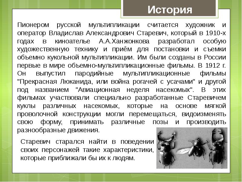 История мультипликации. История русской мультипликации. Российская мультипликация история презентация. Первый мультипликатор в России. Авиационная неделя насекомых.