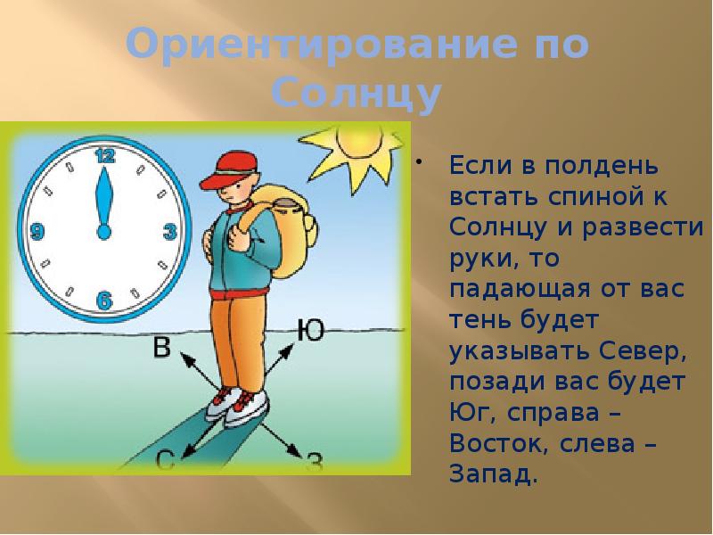 7 часов вечера. Если встать спиной к солнцу в полдень то. Ориентирование по солнцу в полдень. Если в полдень встать. Ориентировка по солнцу в полдень.