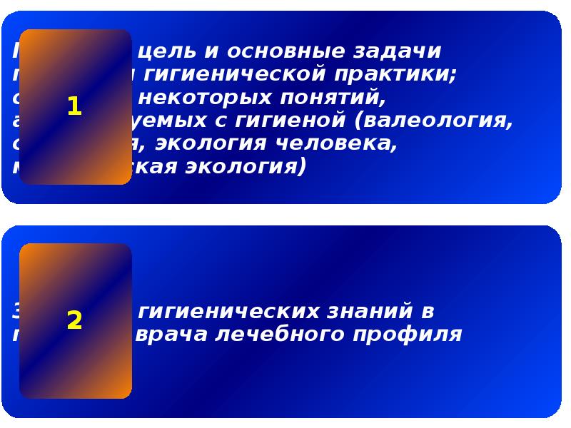 С какой целью ответ. Задачи гигиенической науки.