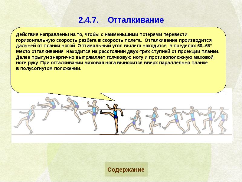 Прыжки в высоту с разбега презентация