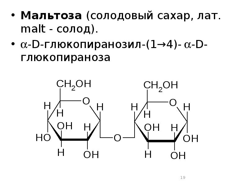 Олигосахариды сахароза презентация 10 класс