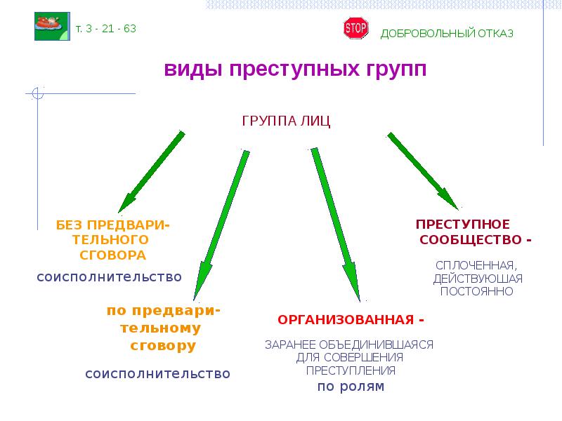 Соучастие в преступлении презентация