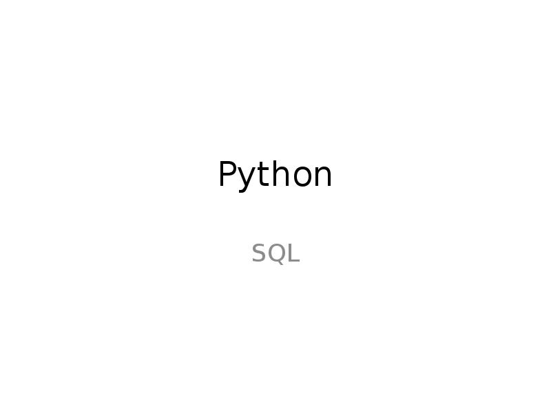 Python