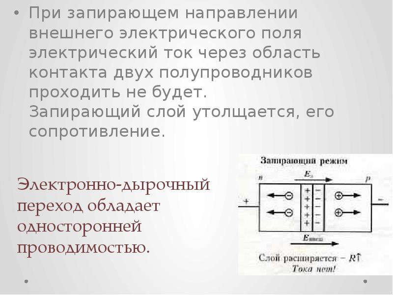 Собственная проводимость полупроводников полупроводниковые приборы презентация