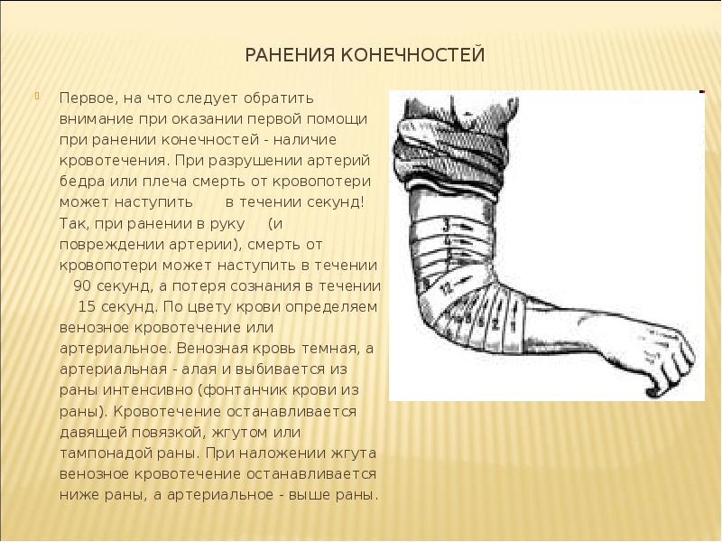 Травмы верхних и нижних конечностей презентация