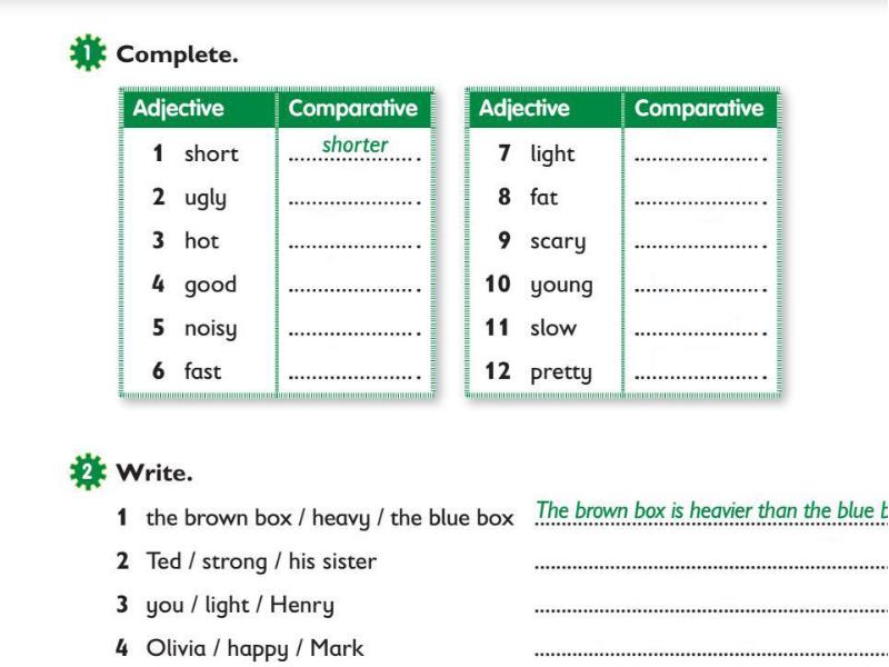 Fill in the correct comparative. Degrees of Comparison Worksheets 5 класс. Comparatives and Superlatives упражнения. Degrees of Comparison of adjectives Worksheets. Degrees of Comparison упражнения.