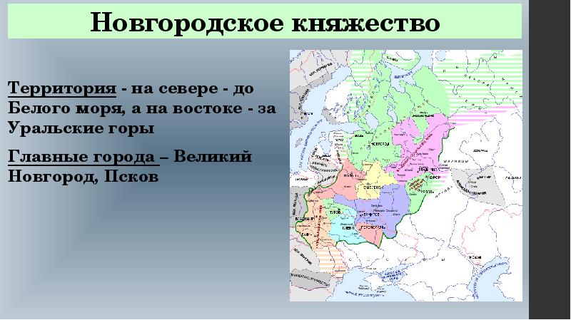 Новгородское княжество презентация