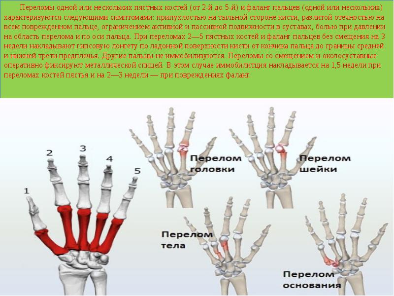 Открытый перелом пальца кисти карта вызова