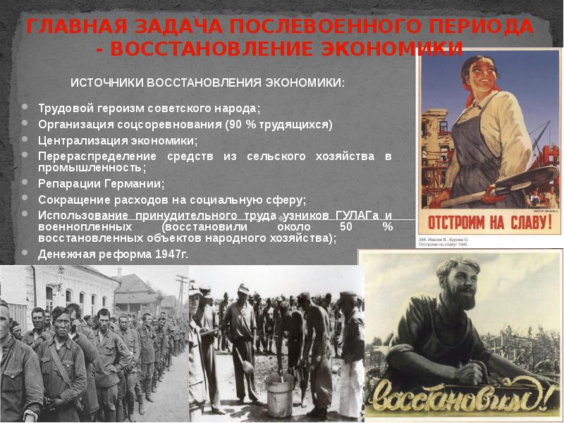 Ссср после войны презентация