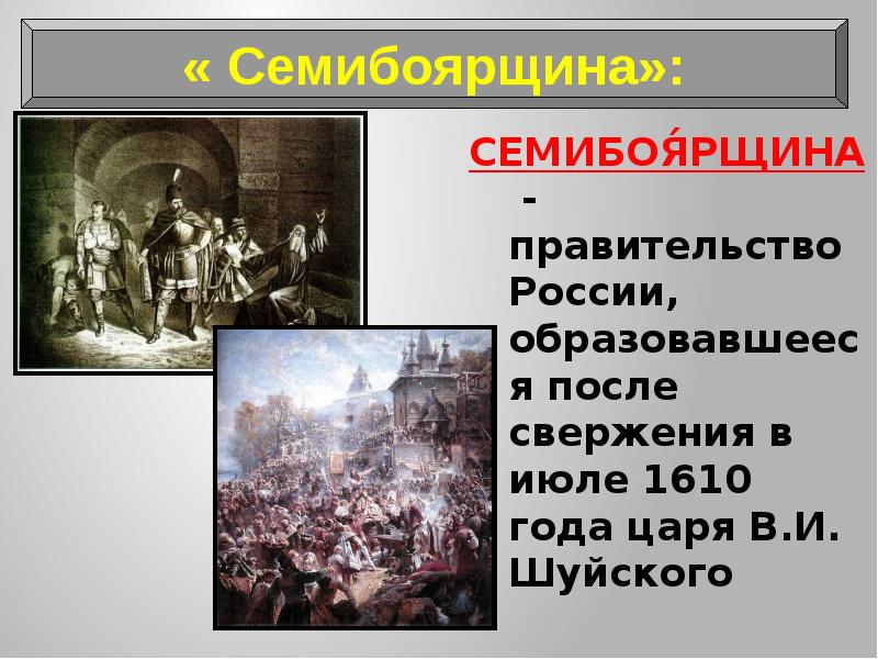 Презентация смута в российском государстве история 7 класс