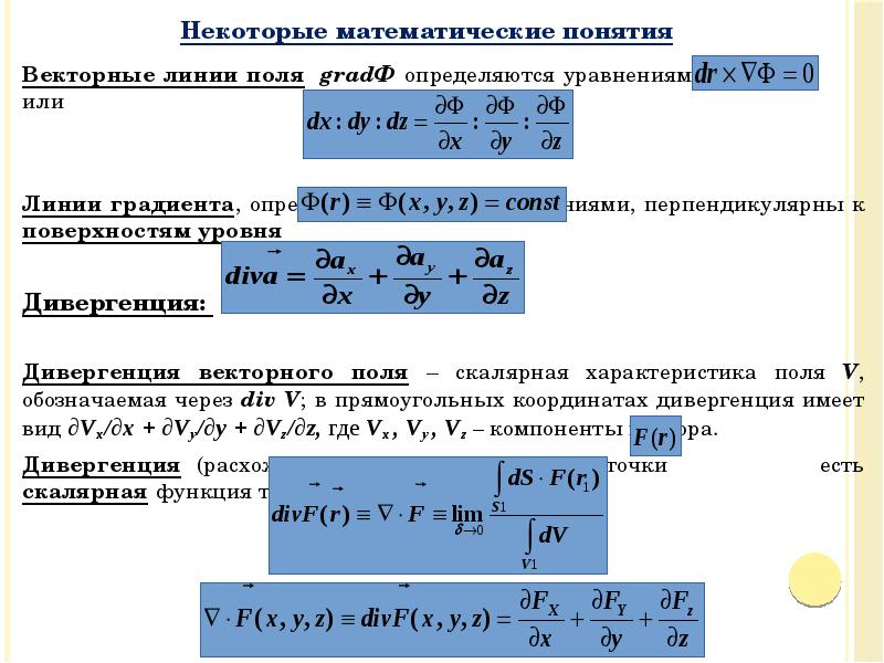 Векторные линии поля