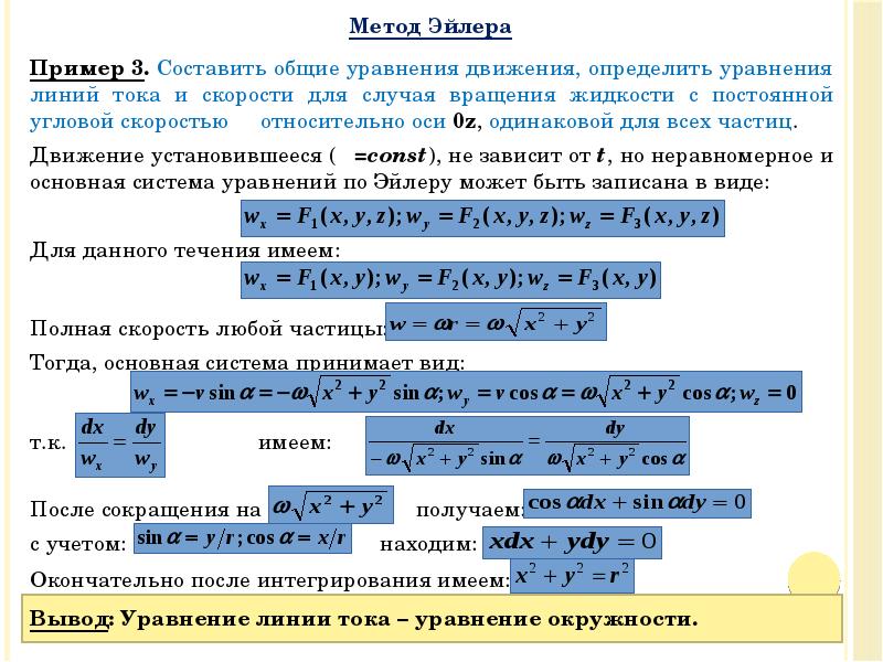 Уравнение линии функции. Уравнение линии функции