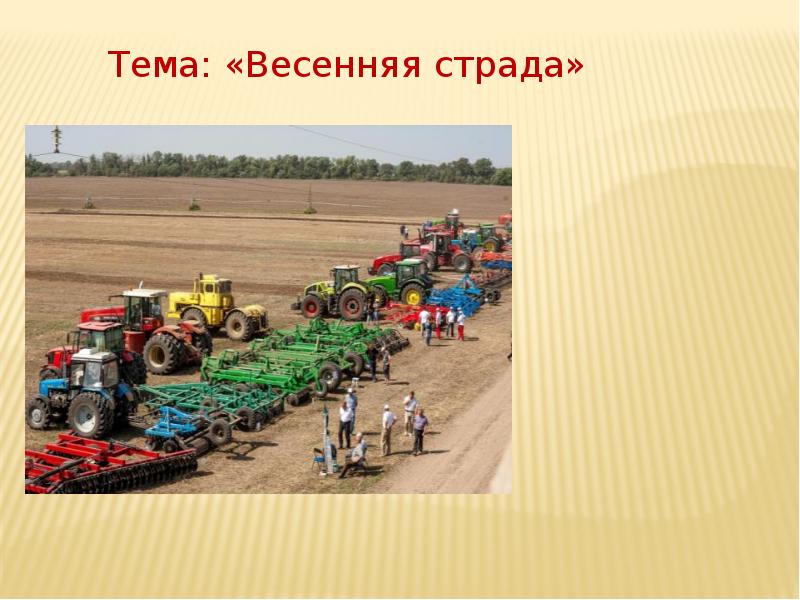 Презентация для детей весенняя страда для детей