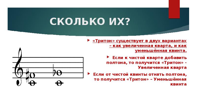 Презентация по сольфеджио тритоны