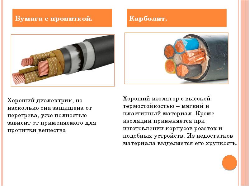 Виды проводов и кабелей презентация