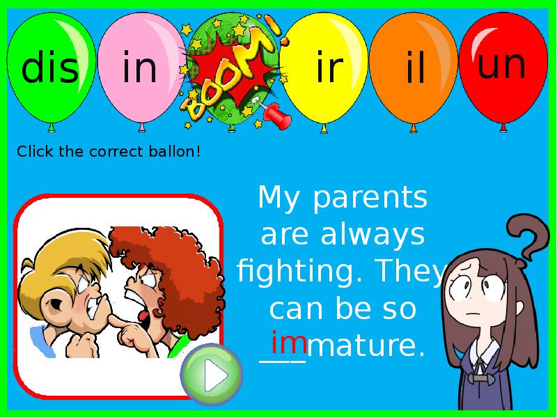 Negative prefixes презентация.