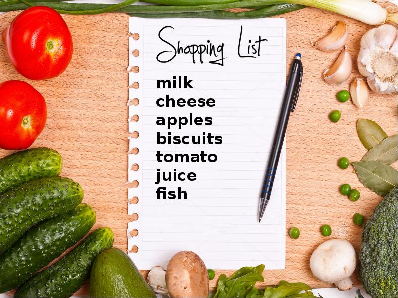 Shopping list проект