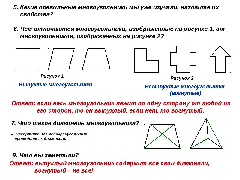 Правильный многоугольник изображен на рисунке под буквой