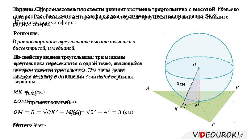 Уравнение касательной плоскости