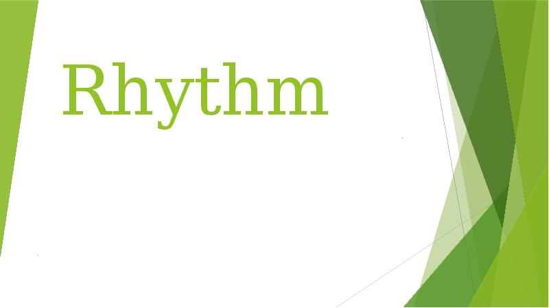 Rhythm Rhythm