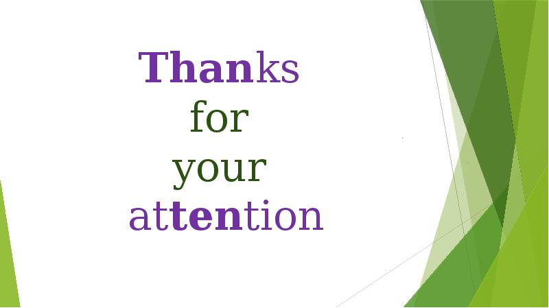 Thanks  for  your  attention Thanks  for  your  attention