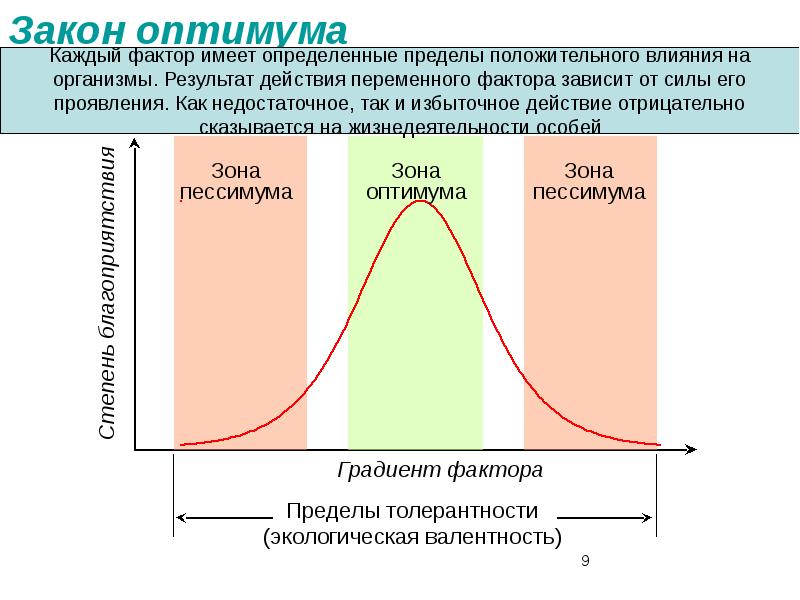 Закон оптимума презентация 9 класс