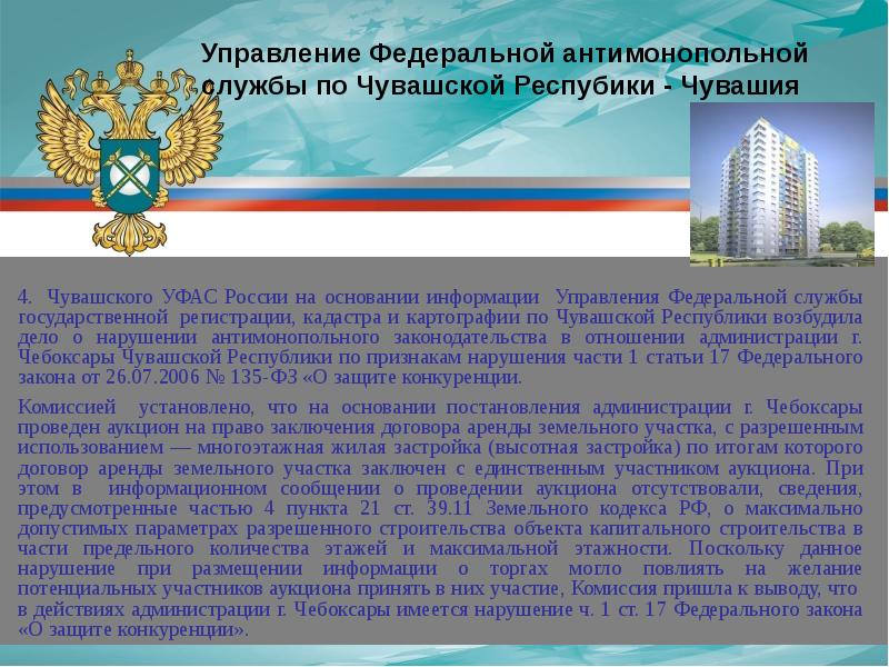 Чувашский сайт органов власти. Антимонопольное законодательство РФ. Органы гос власти в Чувашии фото. Антимонопольный орган картинки для презентации.