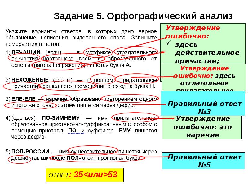 Презентация задание 5 огэ русский язык 2023 практика в новом формате с ответами