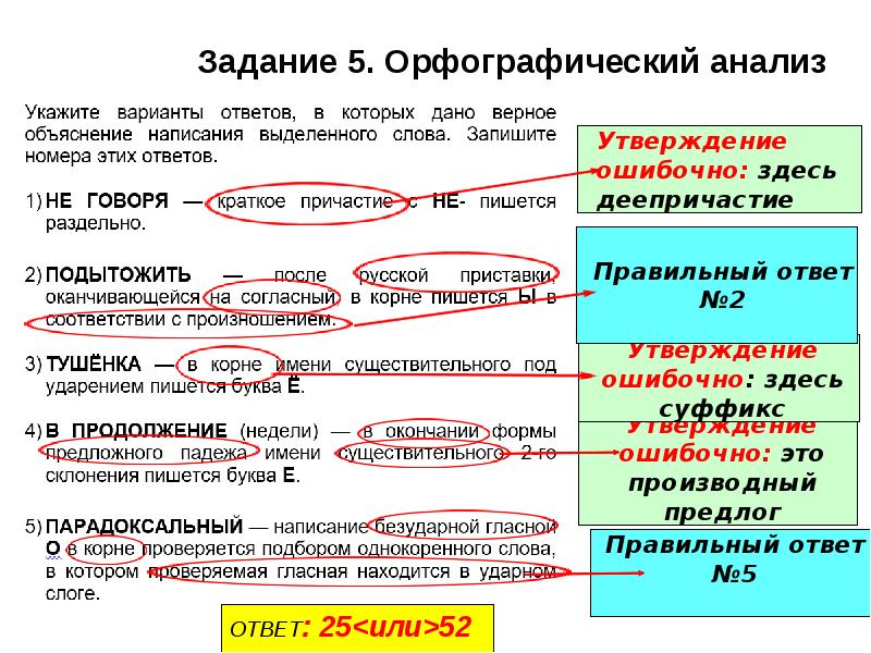 Презентация задание 5 огэ русский язык 2023 практика в новом формате с ответами