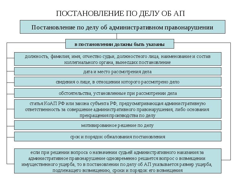 ПОСТАНОВЛЕНИЕ ПО ДЕЛУ ОБ АП