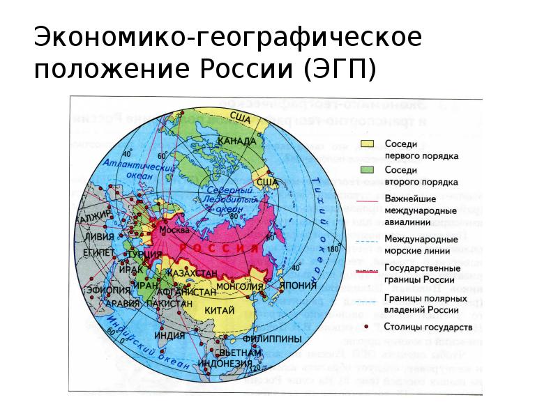 Схема географическое положение