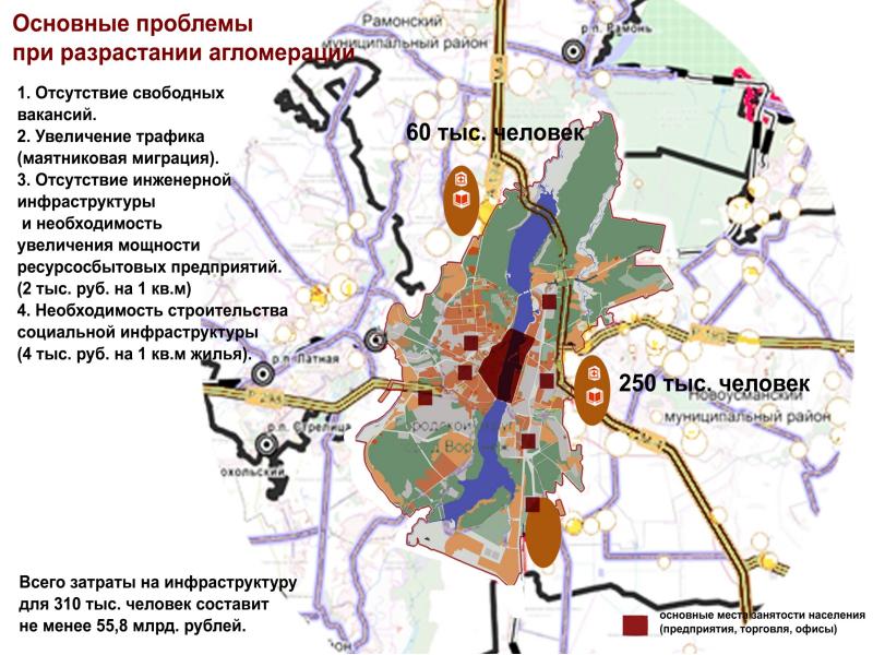 Схема территориального планирования воронежской агломерации