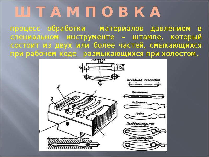 Обработка металлов давлением презентация