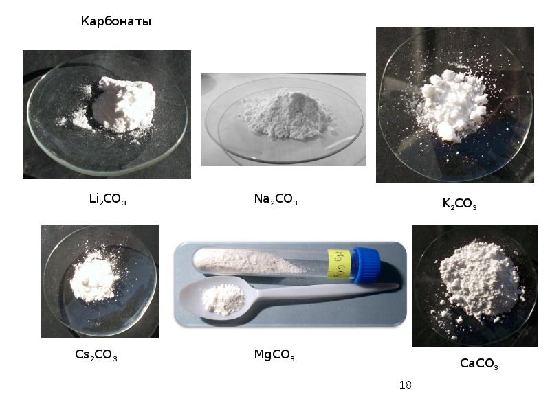 Карбонаты Карбонаты
