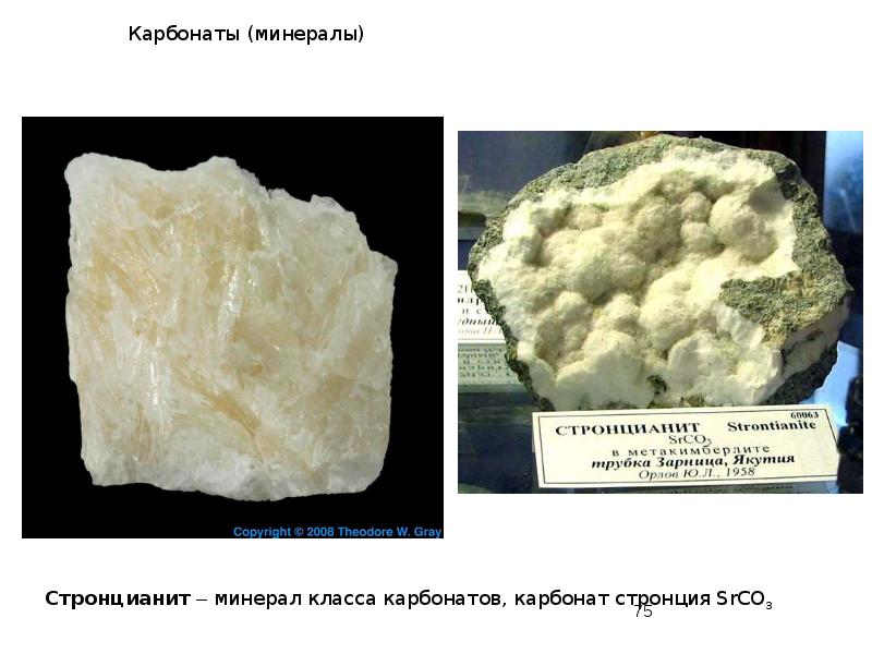 Карбонаты (минералы) Карбонаты (минералы)