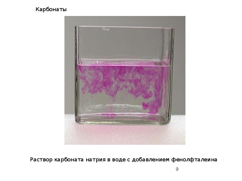 Карбонаты Карбонаты