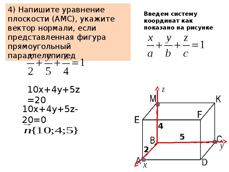 Даны уравнения плоскостей. Уравнение плоскости oxy. Уравнение плоскости метод координат. Уравнение плоскости в пространстве презентация 11 класс. Уравнение плоскости куб.