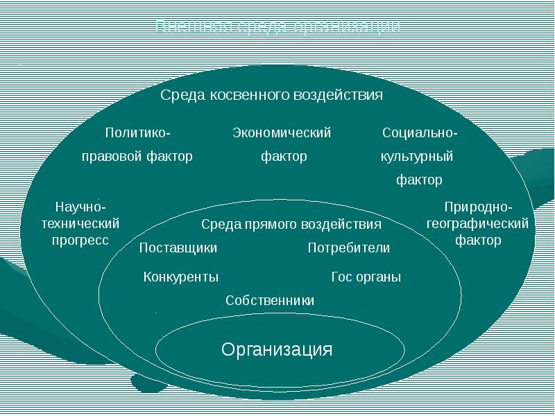 Внешняя среда организации фото